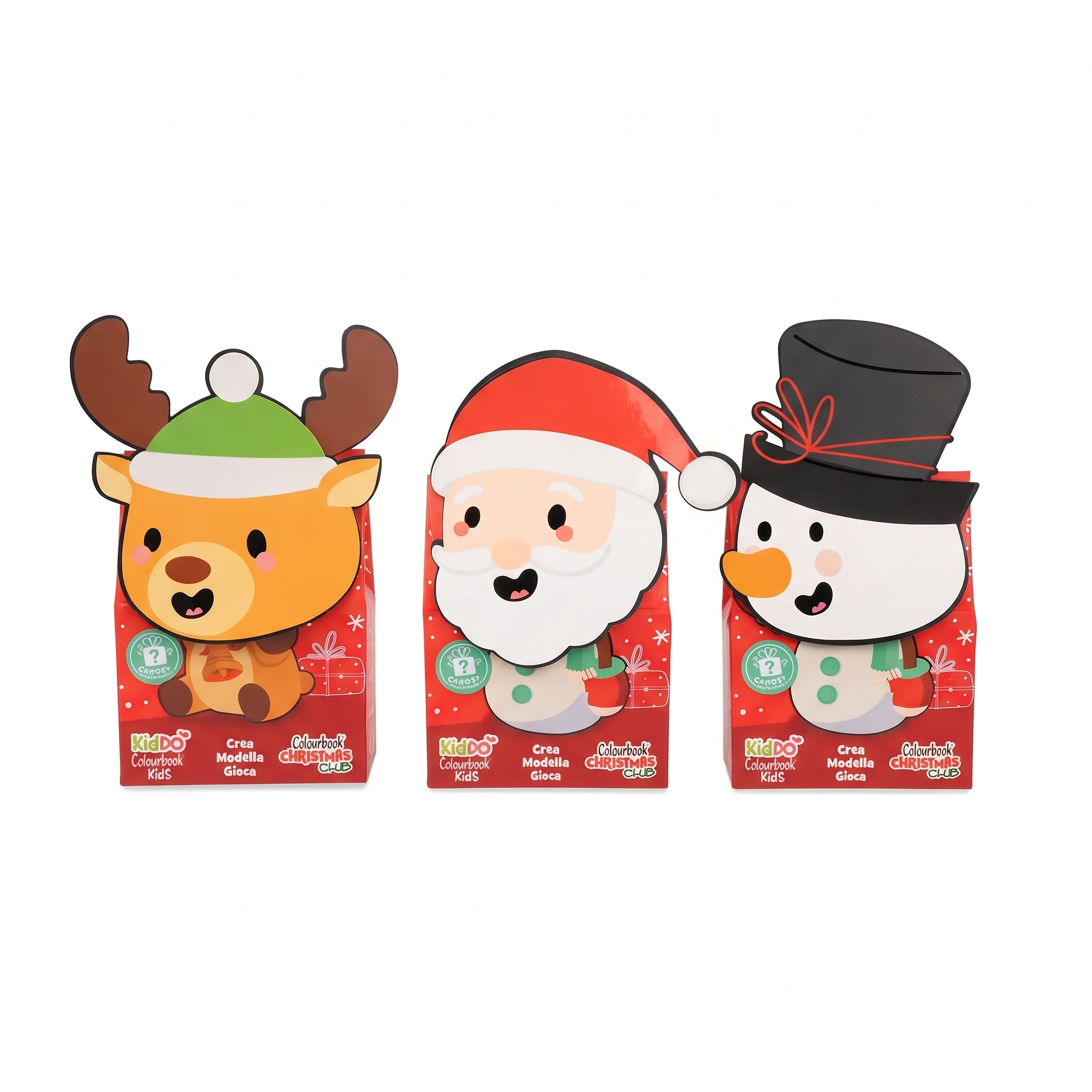 Box KidDÒ natalizio Christmas Club – Accessori, plastilina e gadget a sorpresa by Colourbook